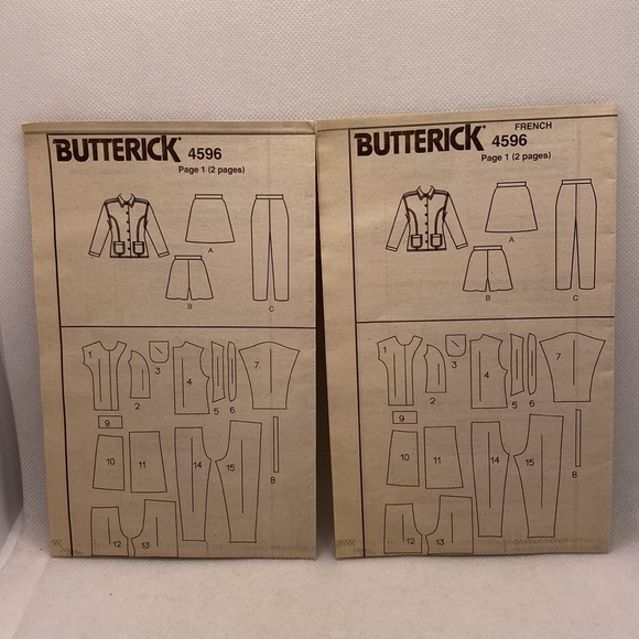 Butterick 4596 Girls Top Skirt Shorts & Pants Size 12-14 Uncut Sewing Pattern - Picture 12 of 13